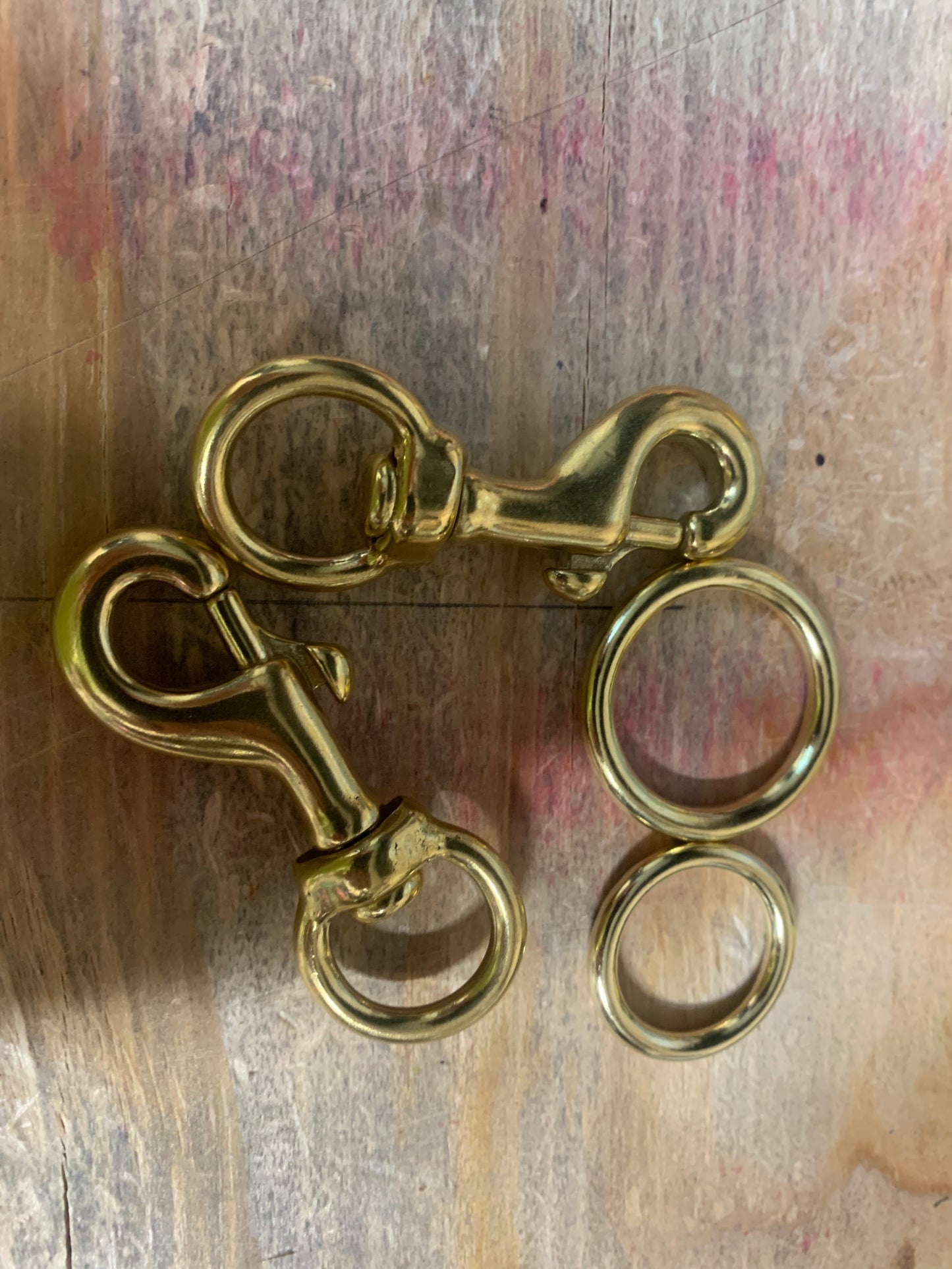 Brass Snaps and Rings