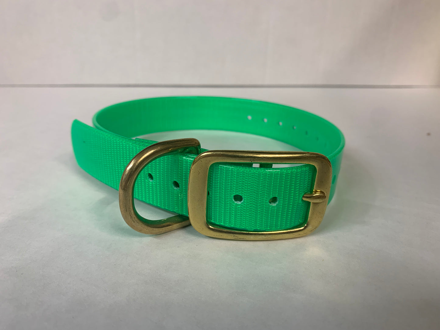 D-Ring Collars Brass Hardware