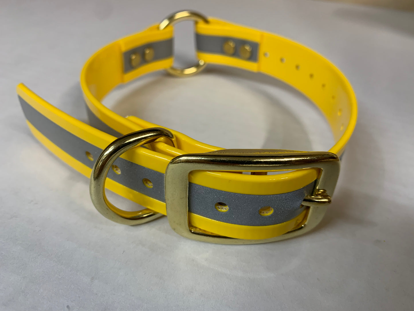 Reflective Center Ring Collars Brass Hardware