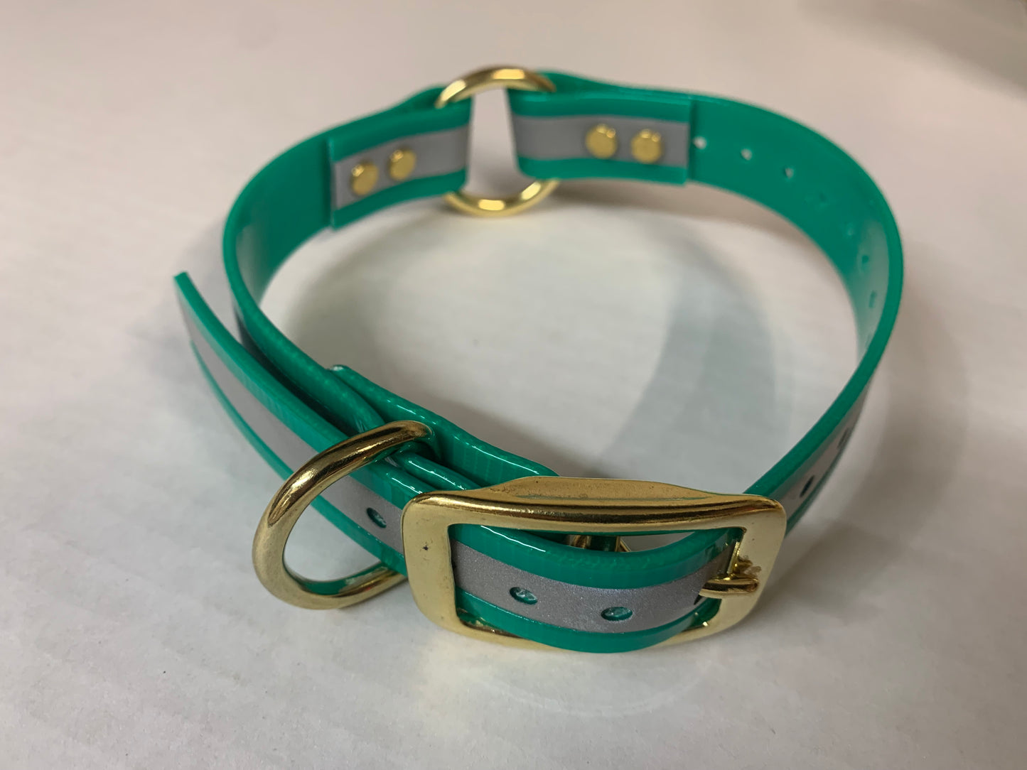 Reflective Center Ring Collars Brass Hardware