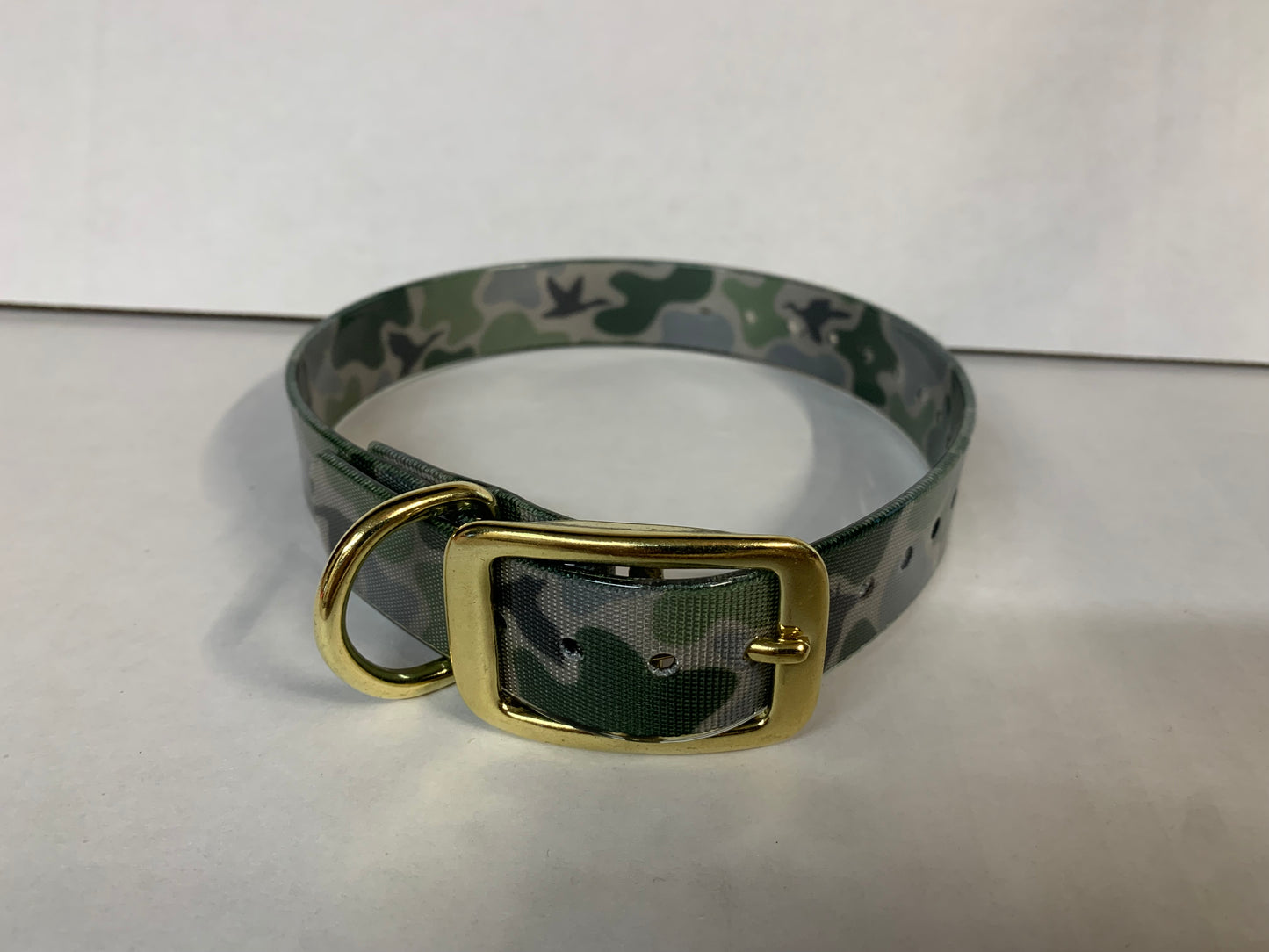 Camo Collars with Brass Hardware