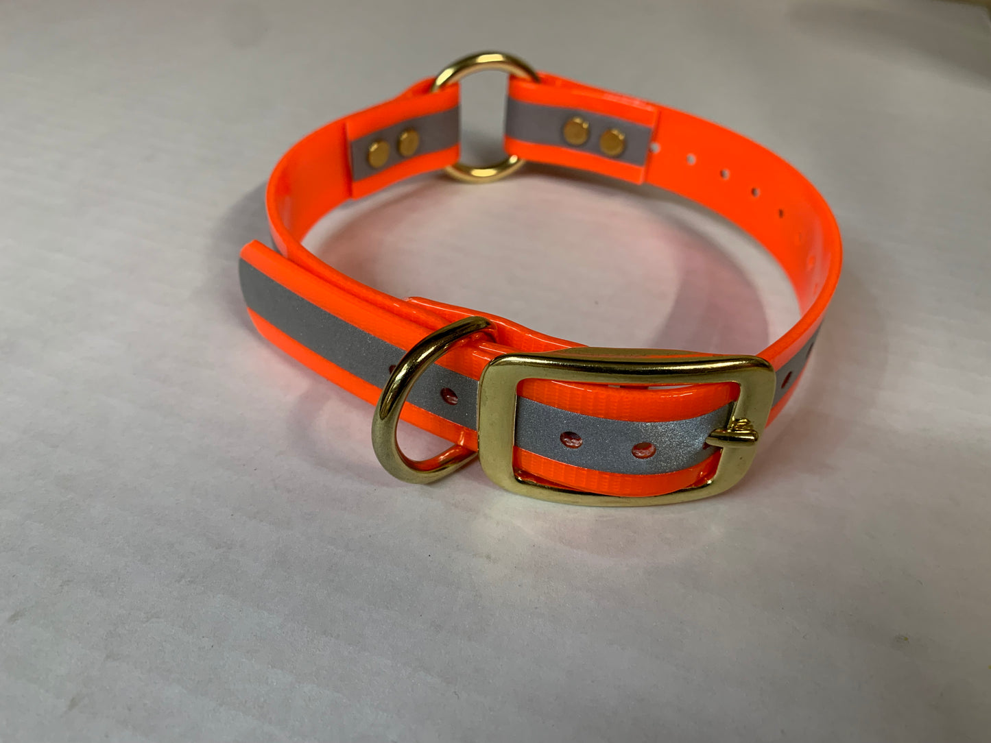 Reflective Center Ring Collars Brass Hardware
