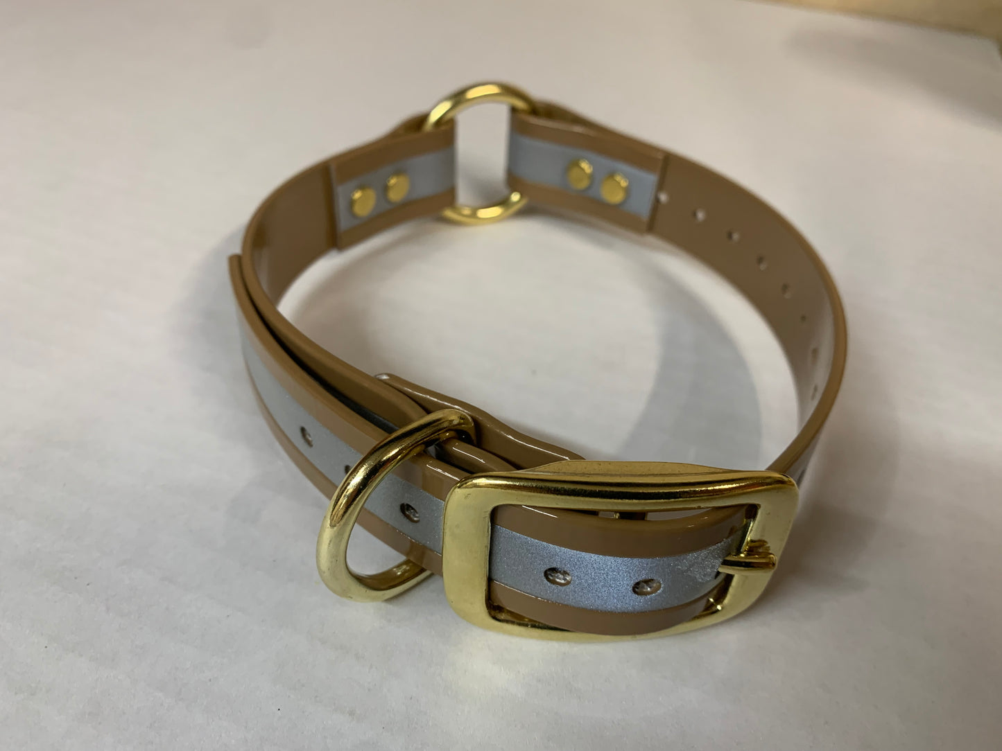 Reflective Center Ring Collars Brass Hardware