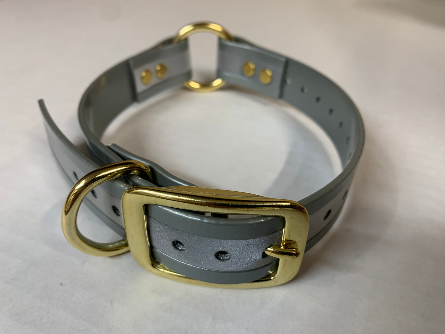 Reflective Center Ring Collars Brass Hardware