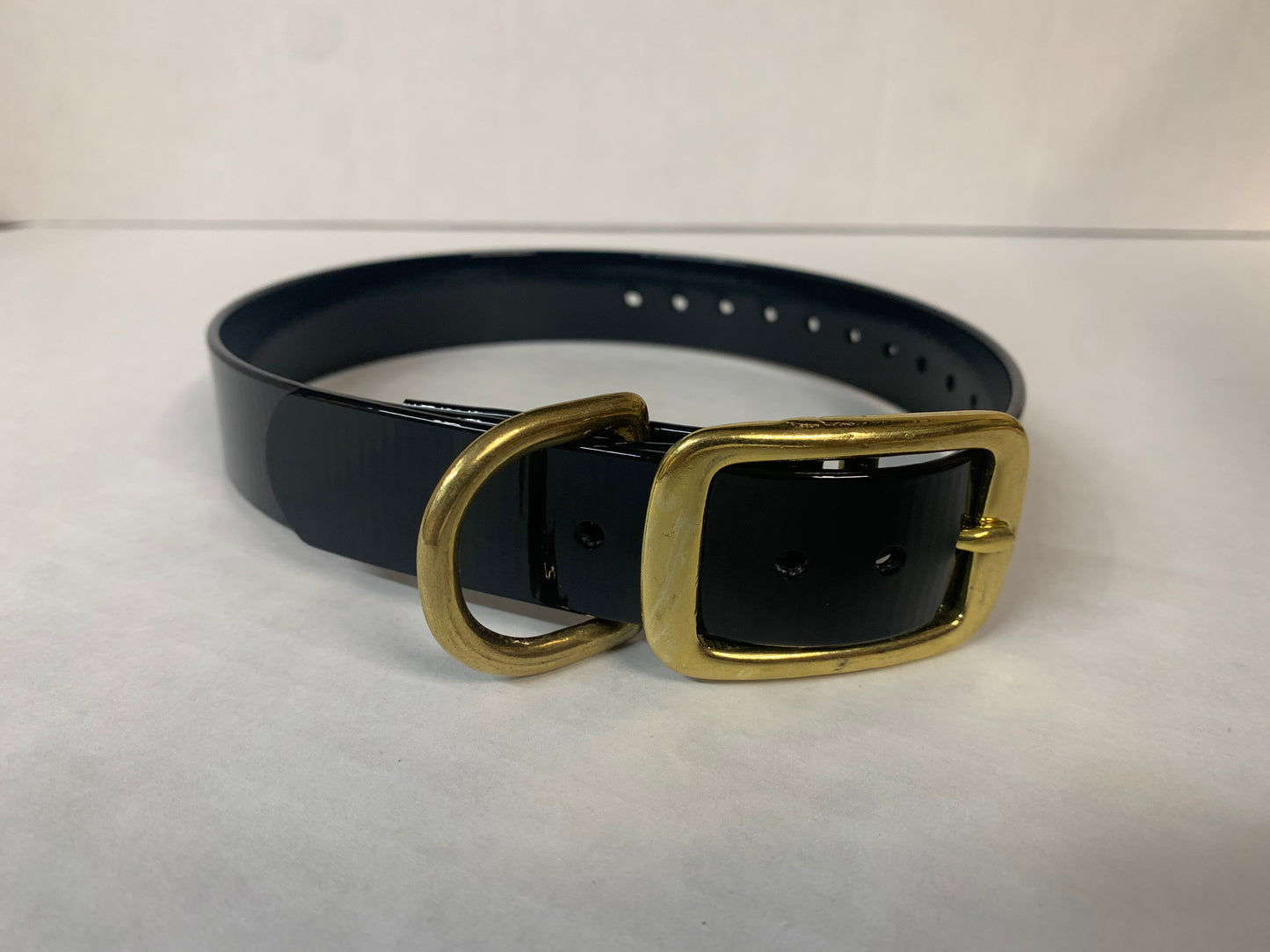 D-Ring Collars Brass Hardware