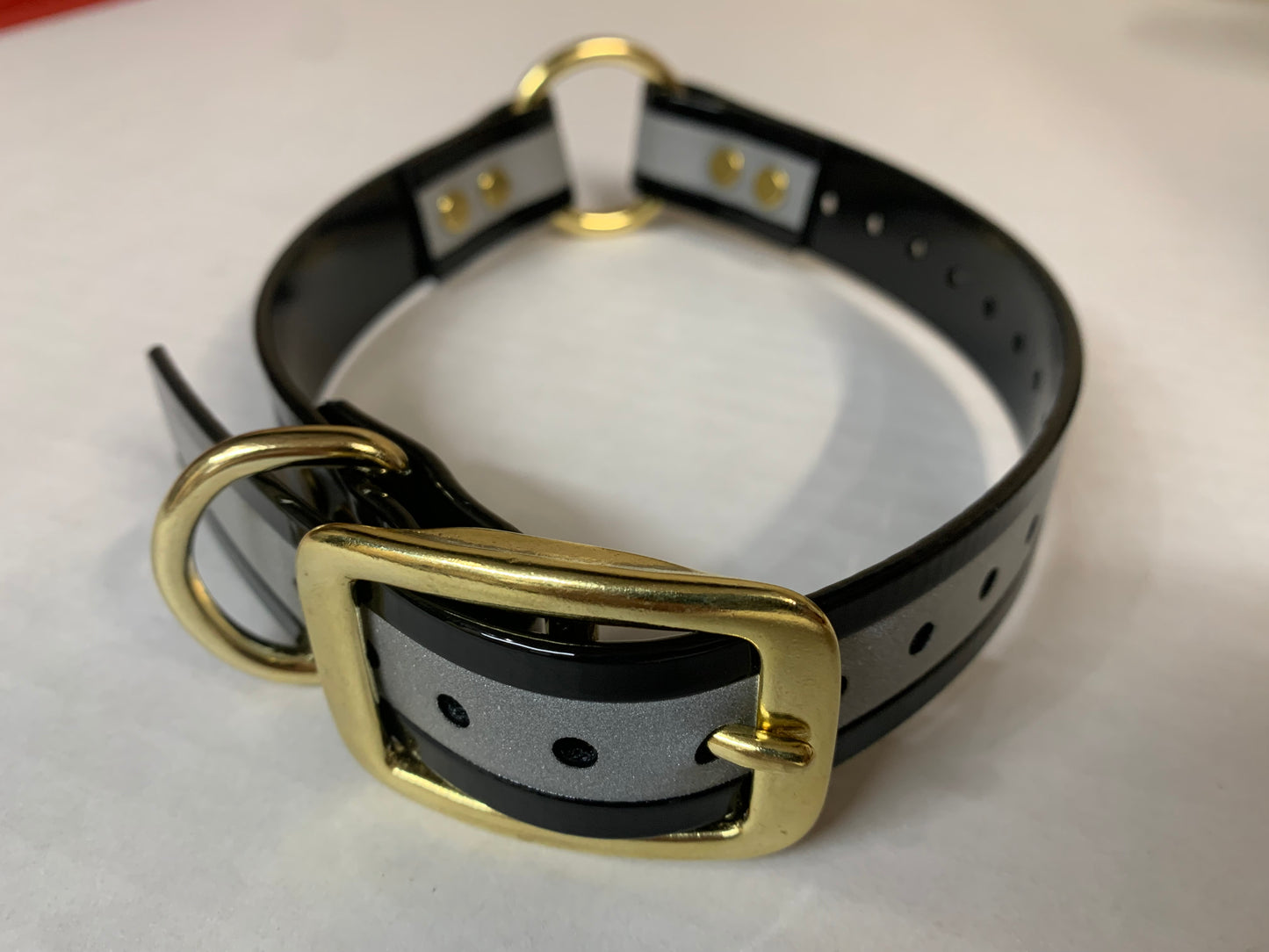 Reflective Center Ring Collars Brass Hardware