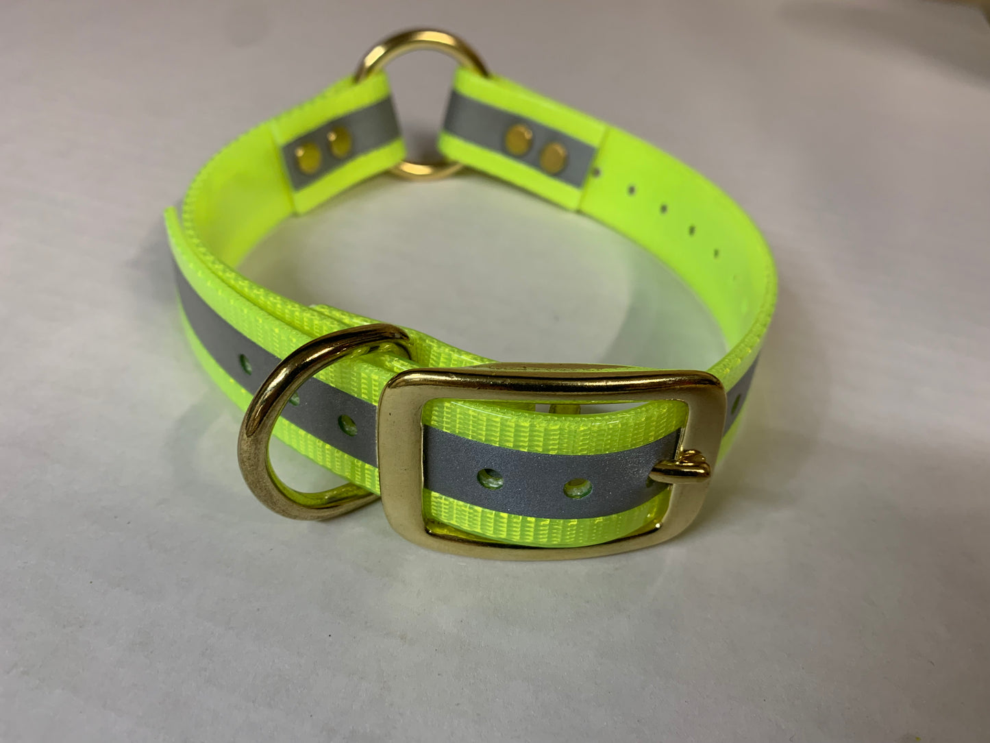 Reflective Center Ring Collars Brass Hardware