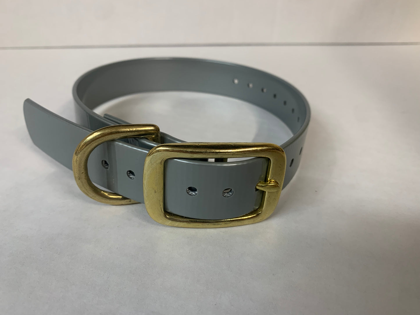 D-Ring Collars Brass Hardware